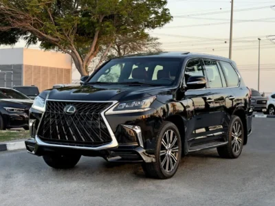 2019 Lexus LX 570 Signature 5.7-liter Naturally Aspirated V8 Engine Black Red SUV