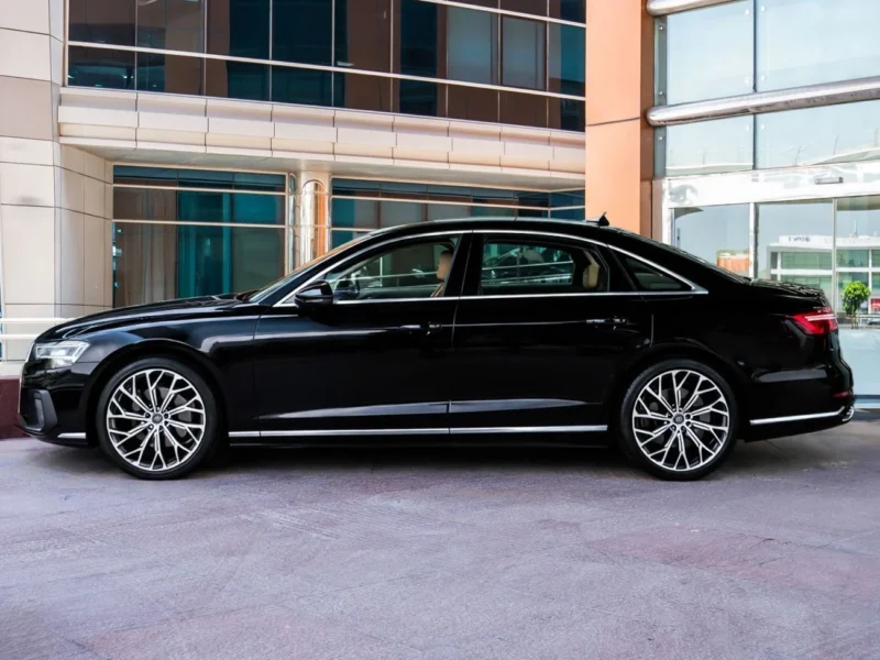 2026 Audi A8 L 55 TFSI Quattro 3.0L Turbocharged V6 Engine Black Tan Sedan GCC