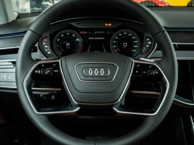 2026 Audi A8 L 55 TFSI Quattro 3.0L Turbocharged V6 Engine Black Tan Sedan GCC