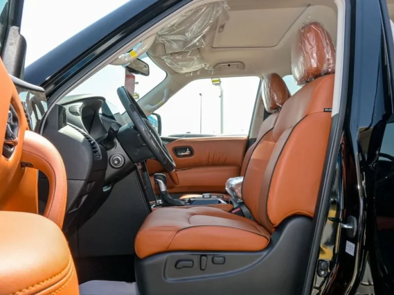 2024 NISSAN PATROL LE PLATINUM 5.6 Litres 8 Cylinders Engine Black Orange SUV