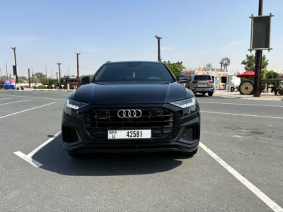 2021 Audi Q8 55 TFSI quattro S line Black Edition 6 Cylinders Petrol Engine Black SUV GCC