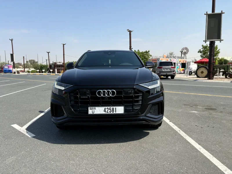 2021 Audi Q8 55 TFSI quattro S line Black Edition 6 Cylinders Petrol Engine Black SUV GCC
