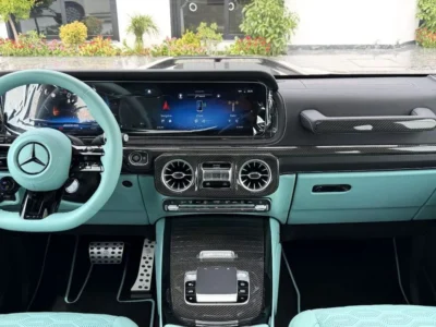 2025 Mercedes-AMG G 63 BRABUS 800 4.0L Bi-Turbo V8 Engine Black Turquoise SUV GCC