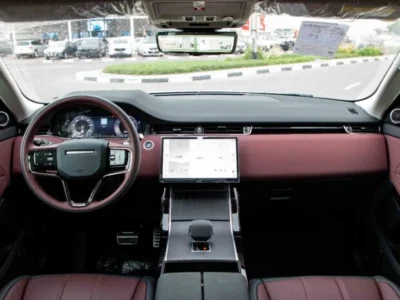 2025 Land Rover Range Rover Evoque Dynamic 2.0L Turbocharged 4 Cylinders White Red SUV