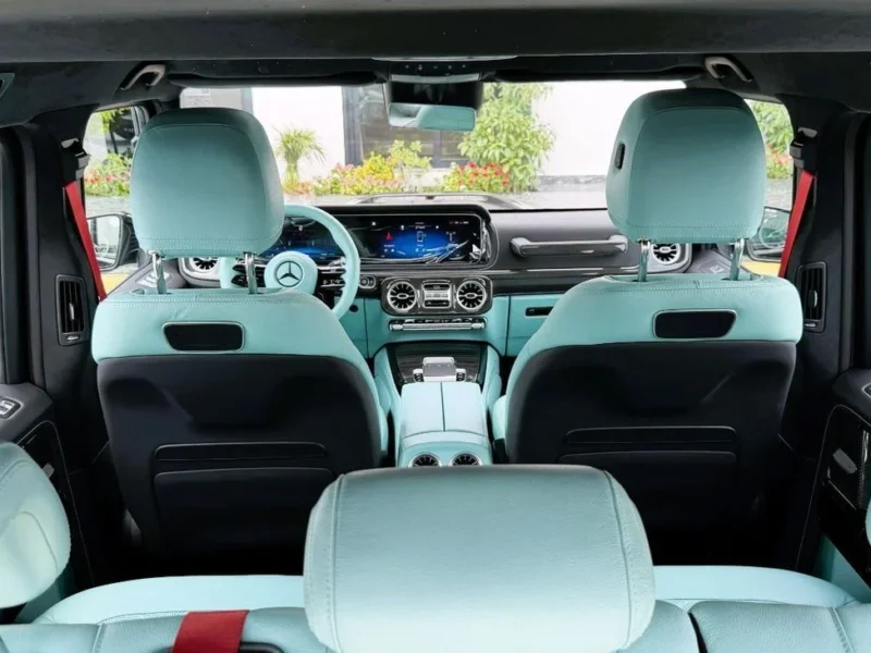 2025 Mercedes-AMG G 63 BRABUS 800 4.0L Bi-Turbo V8 Engine Black Turquoise SUV GCC