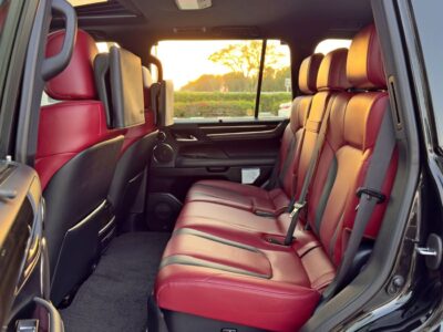 2019 Lexus LX 570 Signature 5.7-liter Naturally Aspirated V8 Engine Black Red SUV