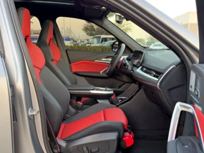 2025 BMW X1 M35i 2.0L BMW M TwinPower Turbo inline 4-Cylinder Engine Grey Red SUV