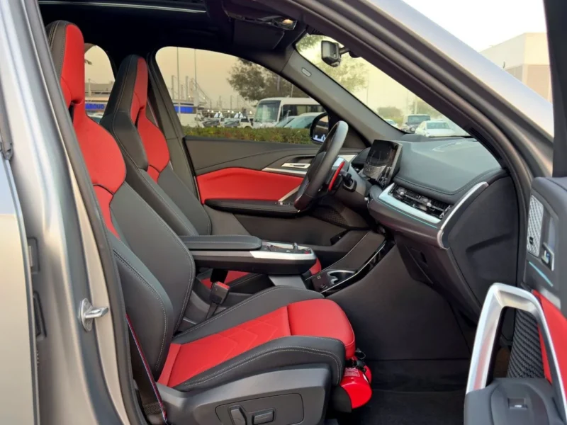 2025 BMW X1 M35i 2.0L BMW M TwinPower Turbo inline 4-Cylinder Engine Grey Red SUV