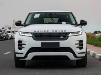 2025 Land Rover Range Rover Evoque Dynamic 2.0L Turbocharged 4 Cylinders White Red SUV
