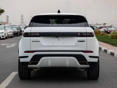 2025 Land Rover Range Rover Evoque Dynamic 2.0L Turbocharged 4 Cylinders White Red SUV
