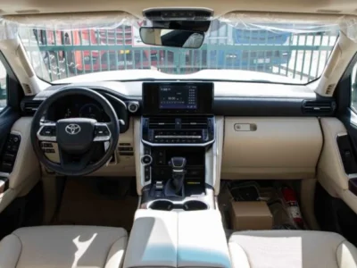 2026 Toyota Land Cruiser GXR 3.5L Twin‑Turbo V6 Petrol Engine White Beige SUV GCC