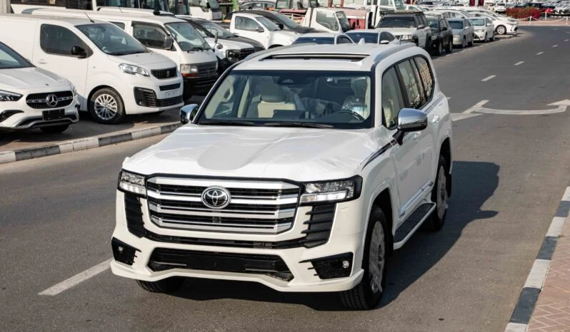 2026 Toyota Land Cruiser GXR 3.5L Twin‑Turbo V6 Petrol Engine White Beige SUV GCC