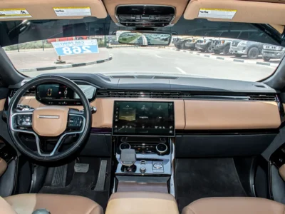 2023 Land Rover Range Rover Sport SE 6 Cylinders Petrol Engine Black Beige SUV Clean Car
