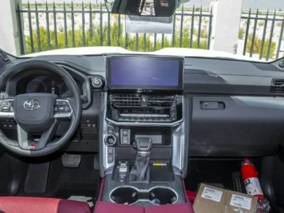 2026 Toyota Land Cruiser GR Sport 3.5 Litres V6 Twin-Turbo Petrol Engine White Red SUV GCC