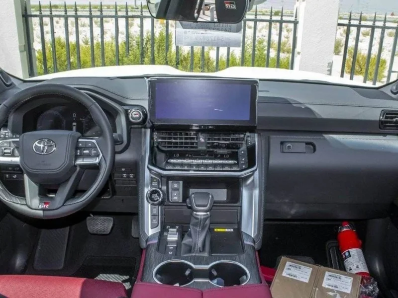 2026 Toyota Land Cruiser GR Sport 3.5 Litres V6 Twin-Turbo Petrol Engine White Red SUV GCC