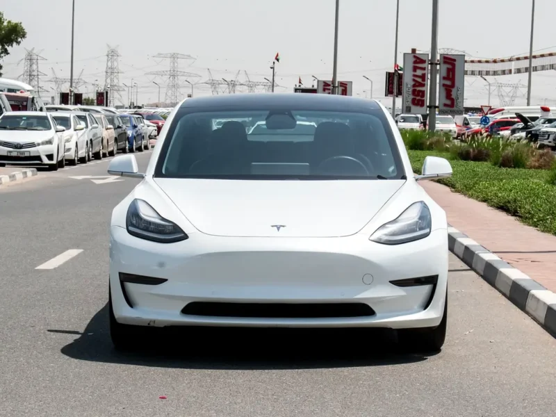 2020 Tesla Model 3 Standard Electric Vehicle 350 - 450 KM White Black Sedan Clean Car