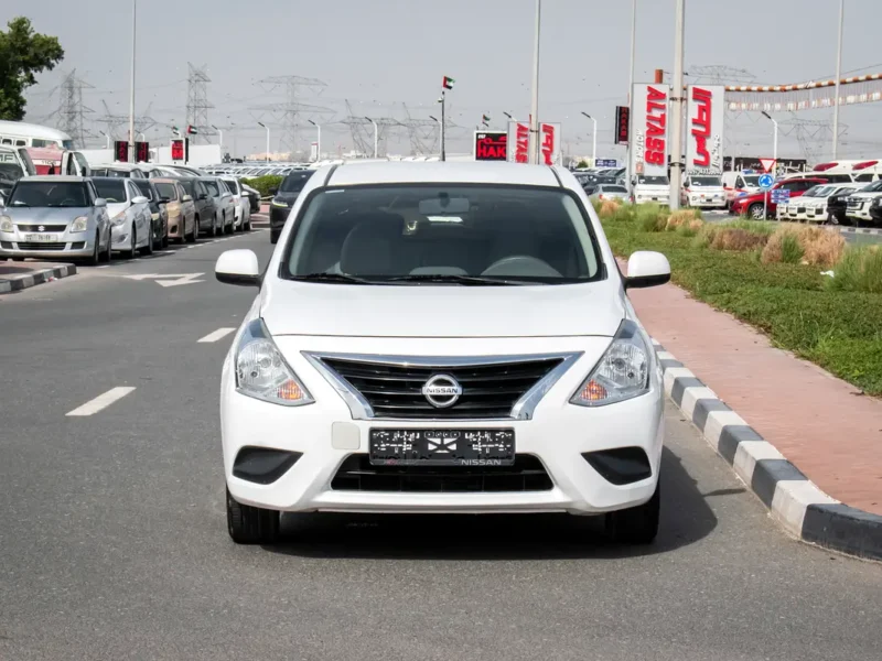 2022 Nissan Sunny SV 4 Cylinders Petrol Engine White Beige Sedan GCC Specs Clean Car