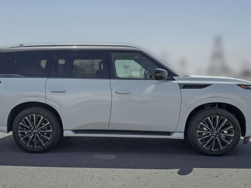 2026 Infiniti QX80 Autograph 3.5 Litres V6 Twin-Turbo Petrol Engine White Red SUV GCC Specs