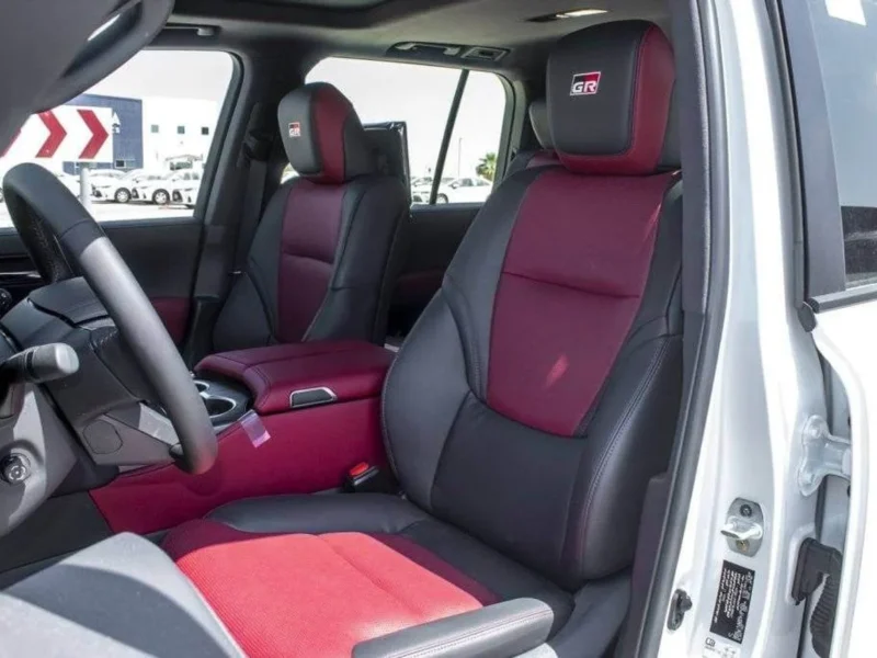 2026 Toyota Land Cruiser GR Sport 3.5 Litres V6 Twin-Turbo Petrol Engine White Red SUV GCC
