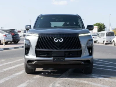 2026 Infiniti QX80 Autograph 3.5 Litres V6 Twin-Turbo Petrol Engine Grey Red SUV GCC Specs