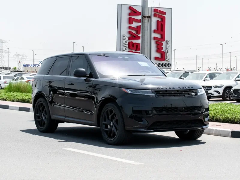 2023 Land Rover Range Rover Sport SE 6 Cylinders Petrol Engine Black Beige SUV Clean Car