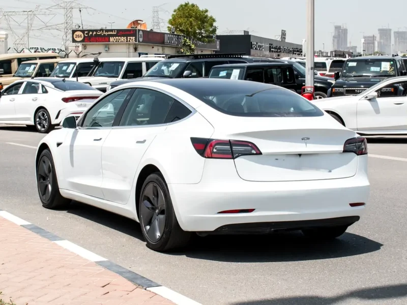 2020 Tesla Model 3 Standard Electric Vehicle 350 - 450 KM White Black Sedan Clean Car