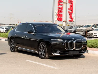 2026 BMW 7-Series 735i 6 Cylinders Petrol Engine Black Tan Sedan GCC Specs Very Clean Car