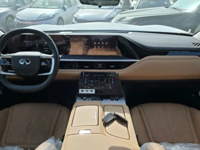 2026 Infiniti QX80 Sensory 3.5 Litres V6 Twin-Turbo Petrol Engine Bronze Tan SUV GCC Specs