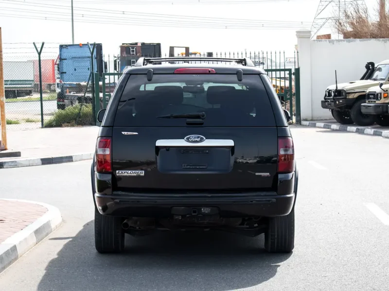 2007 Ford Explorer Base 6 Cylinders Petrol Engine Black Tan SUV GOOD CONDITION