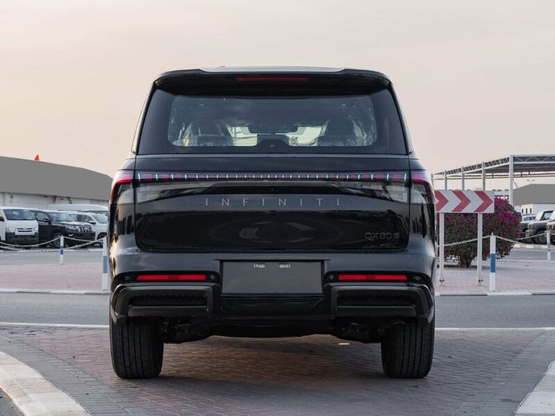 2026 Infiniti QX80 Autograph 3.5 Litres V6 Twin-Turbo Petrol Engine Black Red SUV GCC Specs