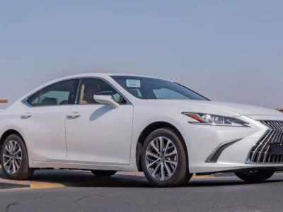 2026 Lexus ES300h 2.5 Litres 4-Cylinder Hybrid Petrol Engine White Tan Sedan GCC Specs