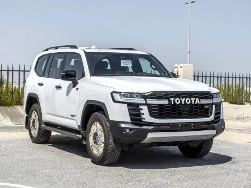2026 Toyota Land Cruiser GR Sport 3.5 Litres V6 Twin-Turbo Petrol Engine White Red SUV GCC
