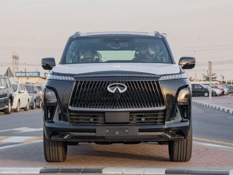 2026 Infiniti QX80 Autograph 3.5 Litres V6 Twin-Turbo Petrol Engine Black Red SUV GCC Specs