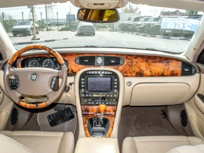 2006 Jaguar XJ 8 8 Cylinders Petrol Engine Grey Beige Sedan Clean and Good Condition