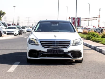 2014 Mercedes-Benz S-Class S 550 8 Cylinders Engine White Beige Sedan IMMACULATE CONDTION