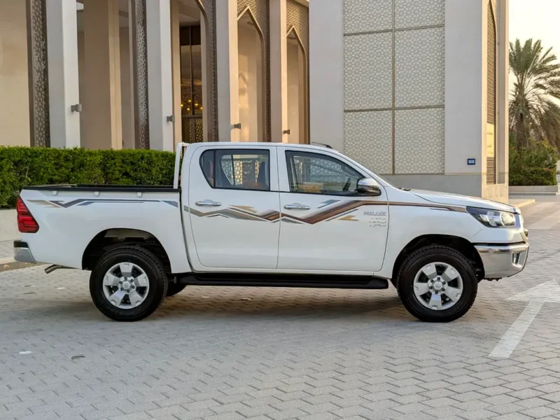 2024 Toyota Hilux Double Cab GLX 4 Cylinders Diesel Engine White Red Pickup Truck GCC Specs