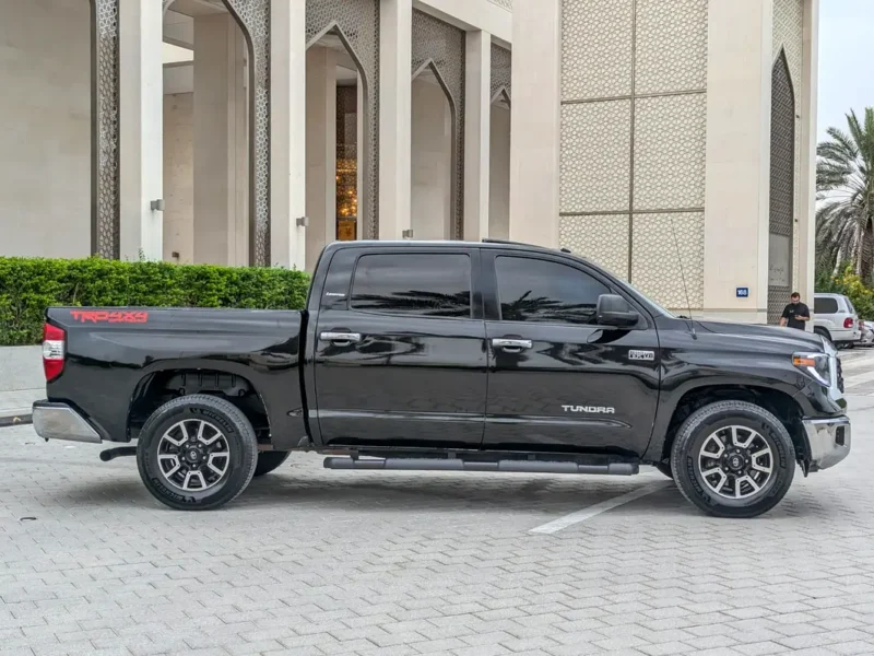 2019 Toyota Tundra Crewmax Limited 5.7 Litres V8 Petrol Engine Black Grey Pickup Truck