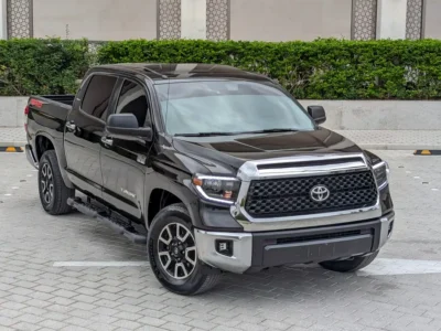 2019 Toyota Tundra Crewmax Limited 5.7 Litres V8 Petrol Engine Black Grey Pickup Truck