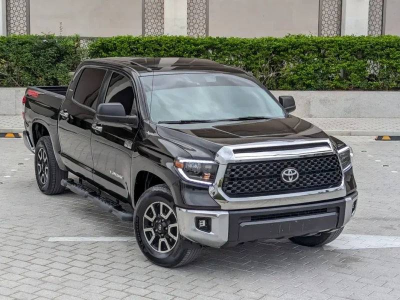 2019 Toyota Tundra Crewmax Limited 5.7 Litres V8 Petrol Engine Black Grey Pickup Truck