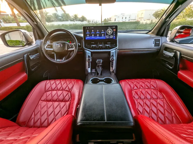 2015 Toyota Land Cruiser GXR Facelifted 2026 6 Cylinders Petrol Engine Black Red SUV GCC