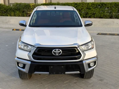 2024 Toyota Hilux Double Cab GLX 4 Cylinders Diesel Engine White Red Pickup Truck GCC Specs
