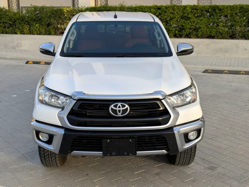 2024 Toyota Hilux Double Cab GLX 4 Cylinders Diesel Engine White Red Pickup Truck GCC Specs