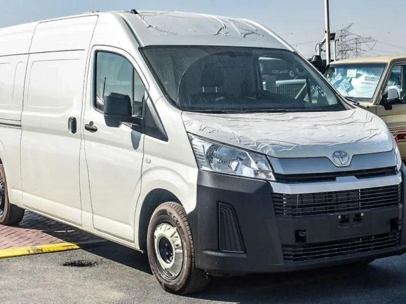 2025 Toyota Hiace High Roof Van 3.5L 6 Cylinders Petrol Engine White Grey Cargo Van GCC