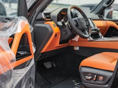 2026 Lexus LX700h VIP 3.5L V6 Twin-Turbo Hybrid Engine Black Orange SUV GCC Specs