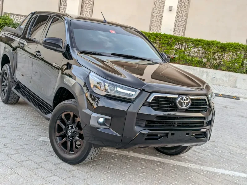2022 Toyota Hilux Adventure Facelifted 2025 4 Cylinders Engine Black Red Pickup Truck
