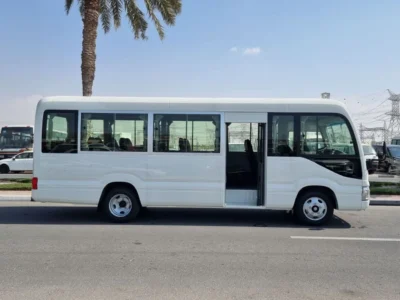 2025 Toyota Coaster 4.0 Litres 6 Cylinders Diesel Engine White Grey Van MT GCC Specs