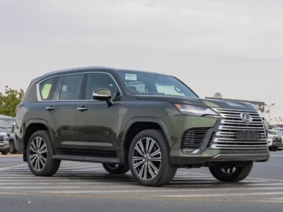 2026 Lexus LX600 Prestige 3.5L V6 Twin-Turbo Petrol Engine Green Tan SUV GCC Specs