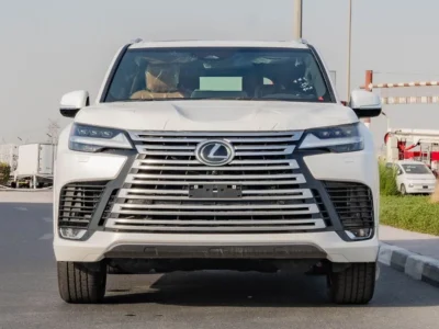 2026 Lexus LX600 Prestige 3.5L V6 Twin-Turbo Petrol Engine White Tan SUV GCC Specs