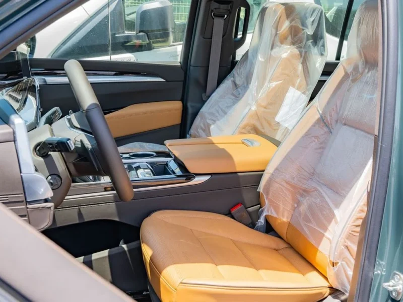 2026 Cadillac Escalade 6.2L Naturally Aspirated V8 Petrol Engine Green Tan SUV GCC