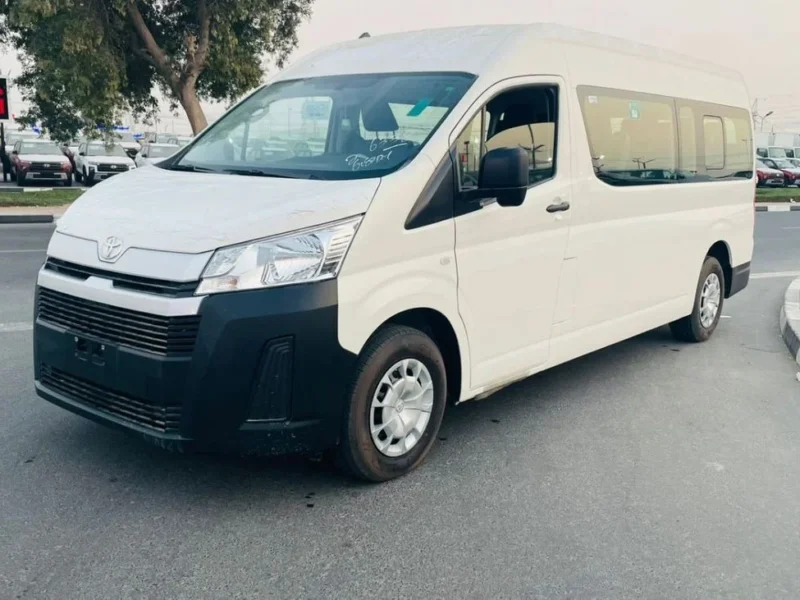 2026 Toyota HIACE 2.8 4 Cylinders Engine AUTOMATIC DIESEL White Black Van GCC Specs